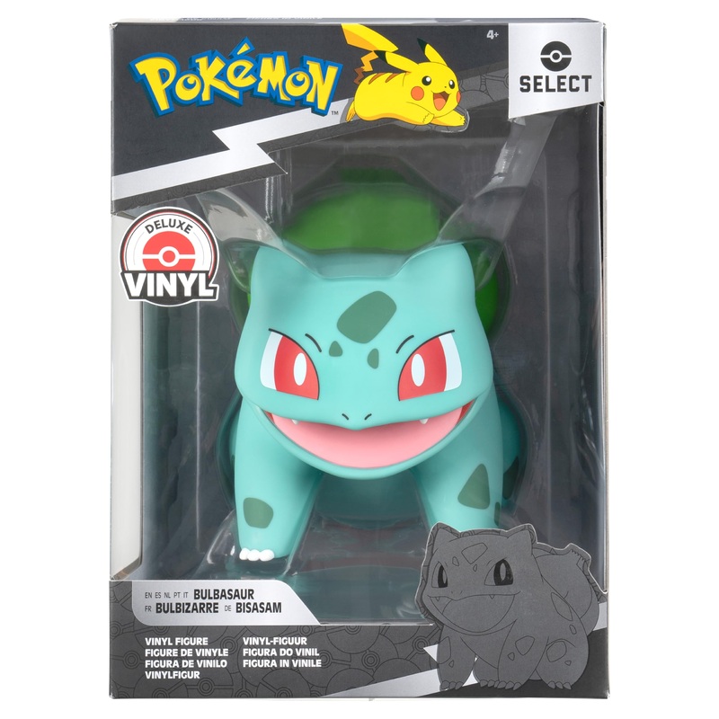 Pokemon Bulbasaur Select Vinyl Figure – 8-Inch Figure Made From Vinyl