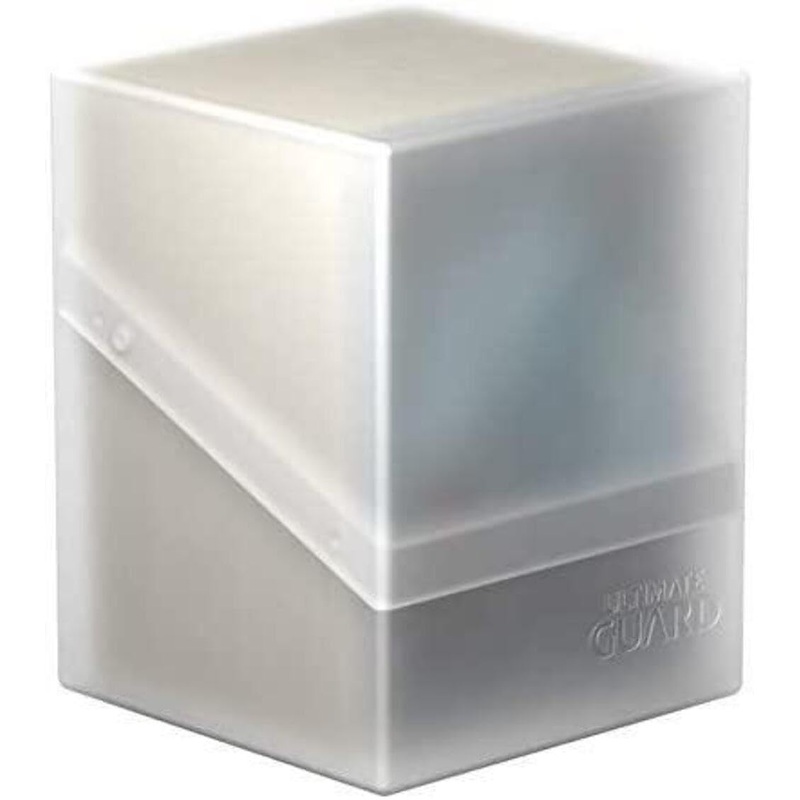 Ultimate Guard Boulder 100+ Classic, Deck Case For 100 Double-Sleeved Tcg Cards, Frosted, Secure & Durable Storage For Trading C