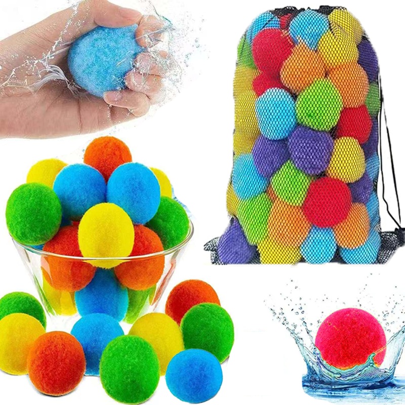 Uojydl Reusable Water Balloons,Reusable Water Balloons For Outdoor Toy And Games, Water Toys For Kids And Adults Boys And Girls,