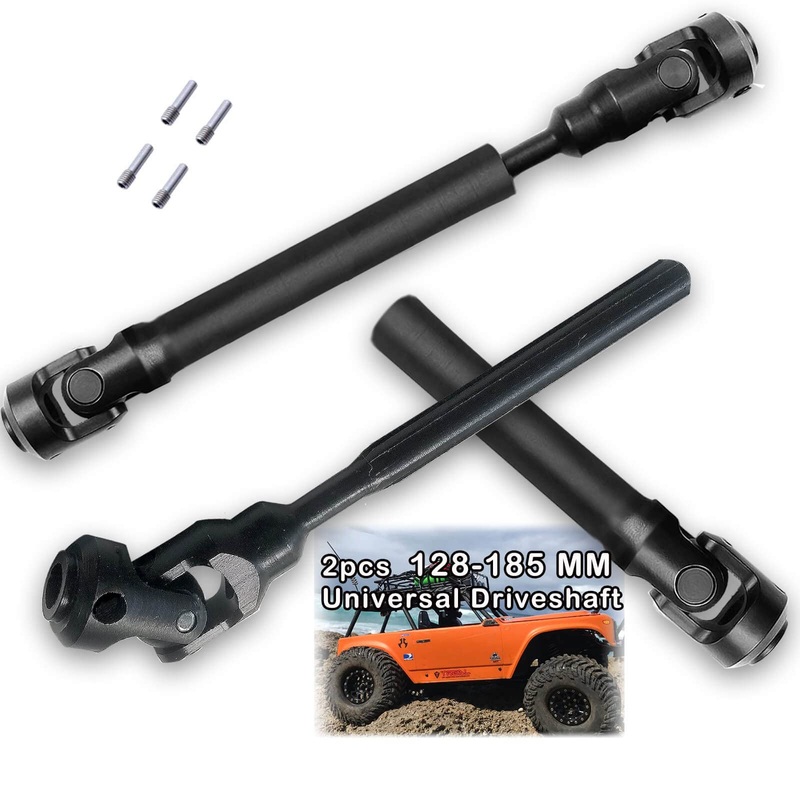2Pcs Rc Drive Shaft 128-185Mm For 1/10 Scx10,Scx10-Ii Rtr,(128-185Mm)