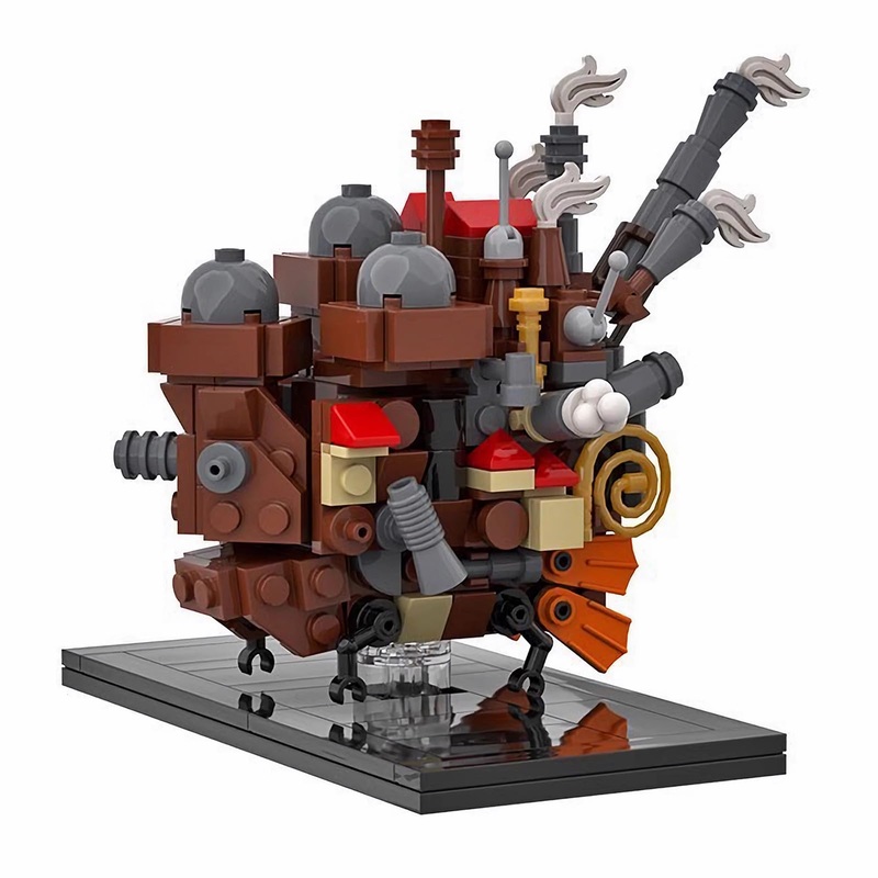 Cysnatu Anime Moving Castle Building Block Set, Howls Castle Bulding Diy Model Toys Collectible Birthday Gift For Fans (272 Pcs)