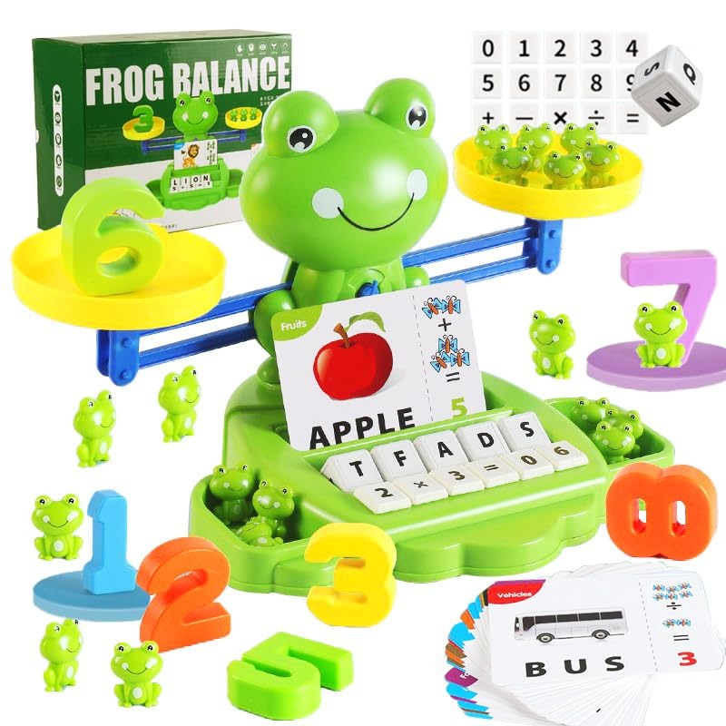 Generic Cooltoys Frog Balance Cool Math Game For Girls & Boys | Educational Children’S Gift & Kids Toy Stem Learning Ages 3+, No