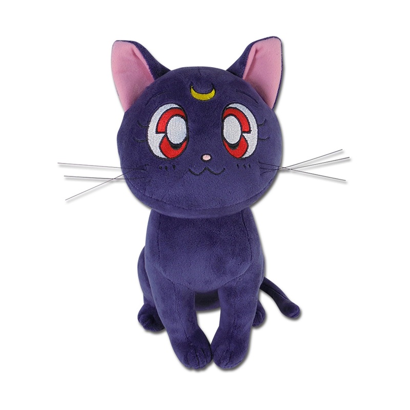 Great Eastern Entertainment Sailor Moon – Luna Sitting Plush 9.8” H