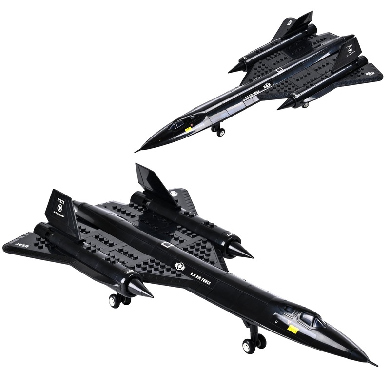 Lovlaugh Sr-71 Blackbird Building Blocks Set, Suitable For Children Aged 6 And Up, Enhances Fine Motor Skills And Creativity, Id
