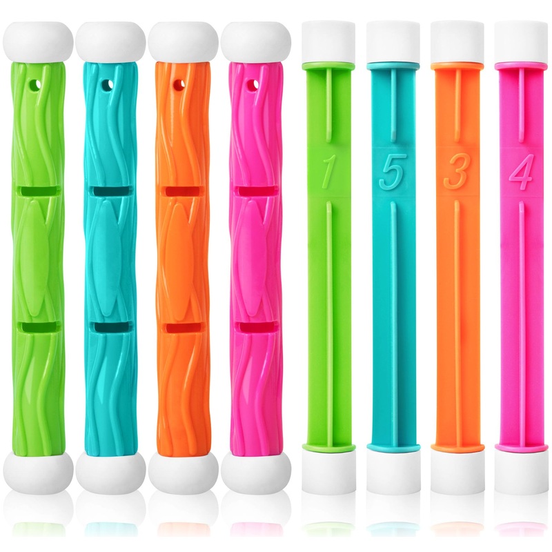 Pool Toys For Kids Ages 4-8, Underwater Training Diving Toys Set, Swimming Pool Toys For Kids Ages 8-12 For Fun Water Toys Games