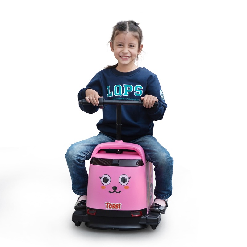 Tobbi 12V Kids Ride On Car, Four-Wheeled Electric Vehicle With Mp3/Usb, Battery Powered Ride On Toy Car, Pink