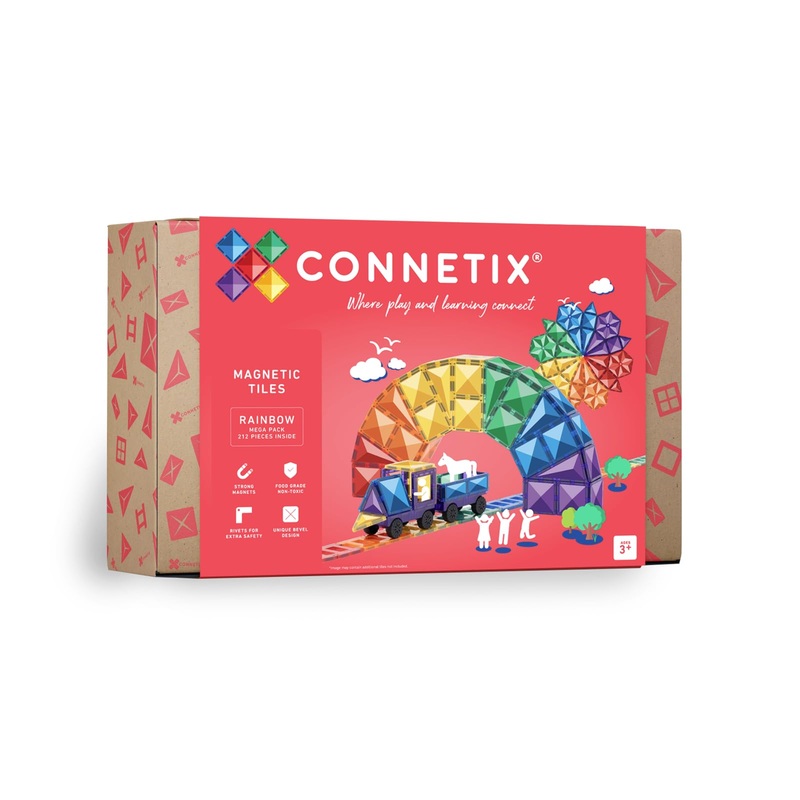 Connetix Rainbow Mega Pack, 212 Pieces
