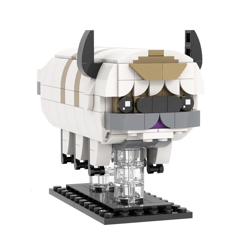 Cysnatu Appa Building Block Set, Diy Moc Figure Model Creative Building Blocks Toy For Kids (280 Pcs)