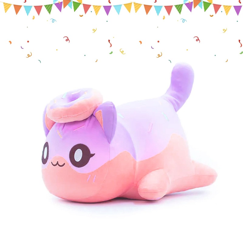 Duuger Cute Meemeow Pizza Cat Stuffed Animals Plushie Collection Of Cats Plush Toy For Kids Fans Birthday