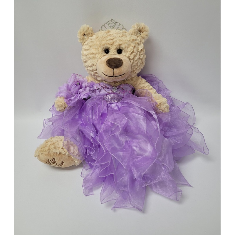 Kinnex Collections Since 1997 20” Quince Anos Quinceanera Last Doll Teddy Bear With Dress (Centerpiece) ~ Arc16832-5R (Lavender