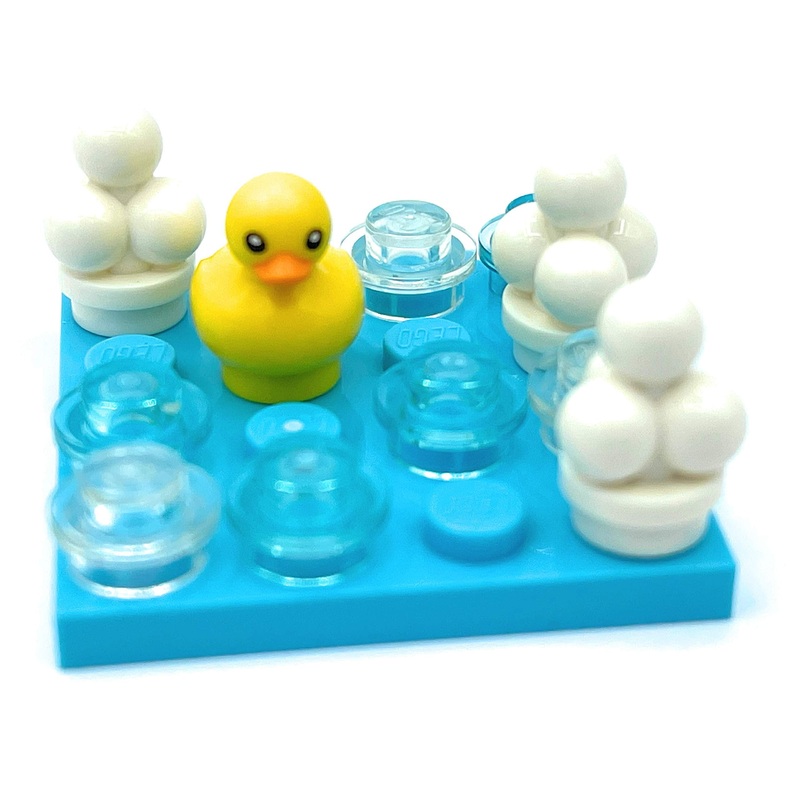 Rubber Ducky Duck Brick Scene- Great Gift!