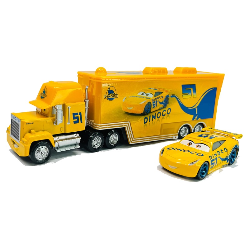 Set Small Cars And Trailer Uncles, Color Box Packing For Your Son Birthday Gift, Safety Die-Casting Alloy Material Toy Cars For