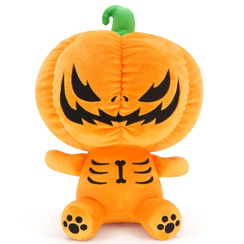 Tiralia Cute Halloween Pumpkin Head Plush Toy – Super Soft Pumpkin Doll For Halloween Decoration And Gift