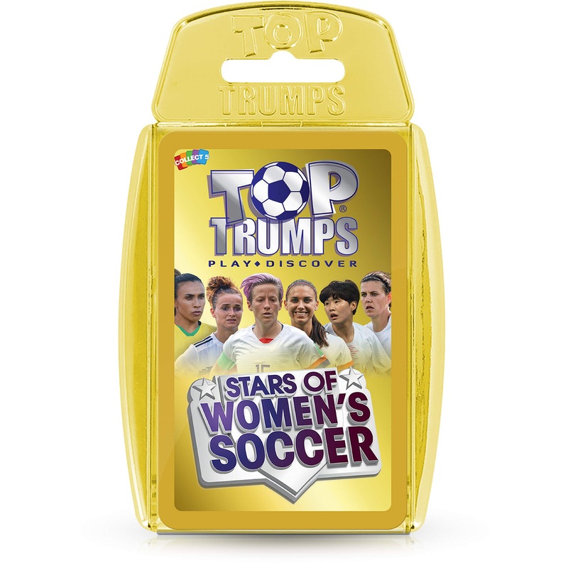Top Trumps Card Game Stars Of Womens Soccer – Fun Educational Game For Families, Adults & Kids Ages 6+ – 2+ Players