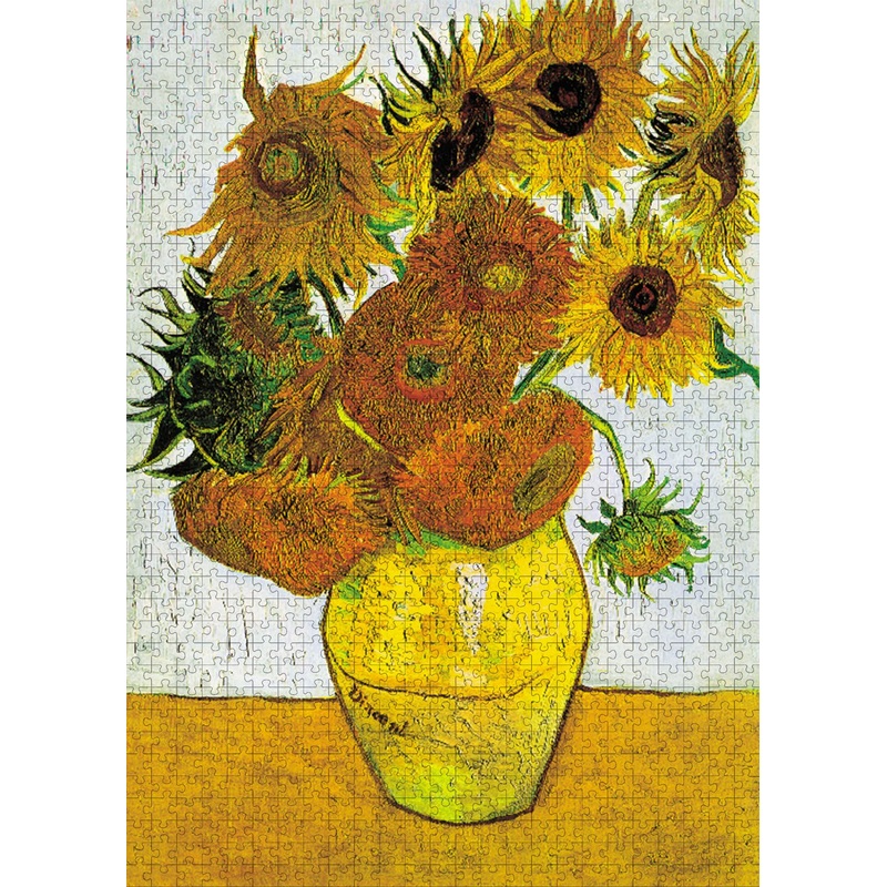Yogeon Game 1000 Pieces Jigsaw Puzzle Fine Art Collection Toy Van Gogh Sunflowers
