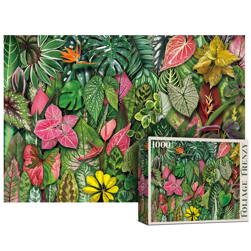 Antelope – 1000 Piece Puzzle For Adults, Foliage Frenzy – Jigsaw Puzzles 1000 Pieces, High Resolution, Matte Finish, No Dust