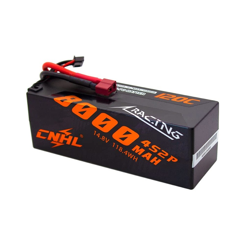 Cnhl 4S Lipo Battery 8000Mah 120C 14.8V With T Plug Hard Case For Rc Car Truck Tank Buggy Truggy Crawler Monster Racing Hobby