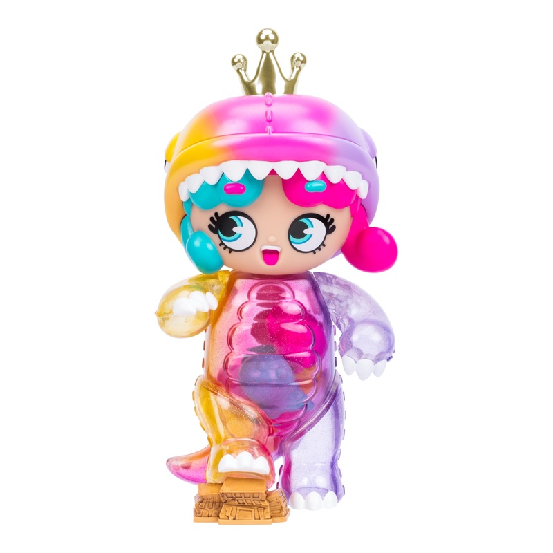 Deluxe Kween Of Rawr 11” Mega Size Figure With Deluxe Finishes And Cool Dinosaur Shaker Fillings, 250% Larger Than Regular Size