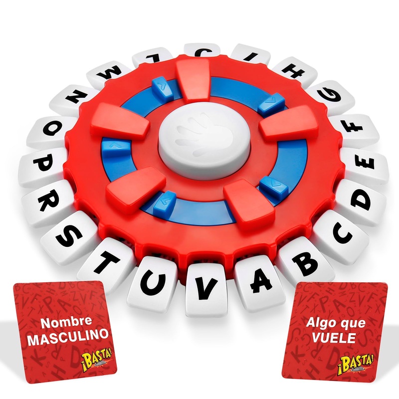 Fotn Basta Juego De Mesa Espaol,Think A Words Board Game, Spanish Version.