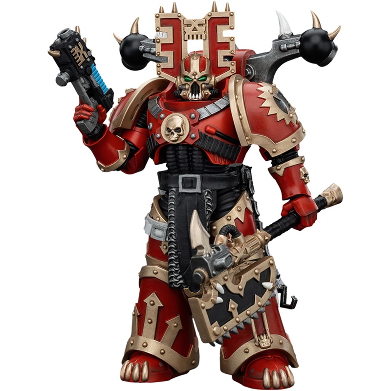 Joytoy Warhammer 40K World Eaters, World Eaters Khorne Berzerker 4 1/18 Action Figure, Dedicated To You Who Love Collecting
