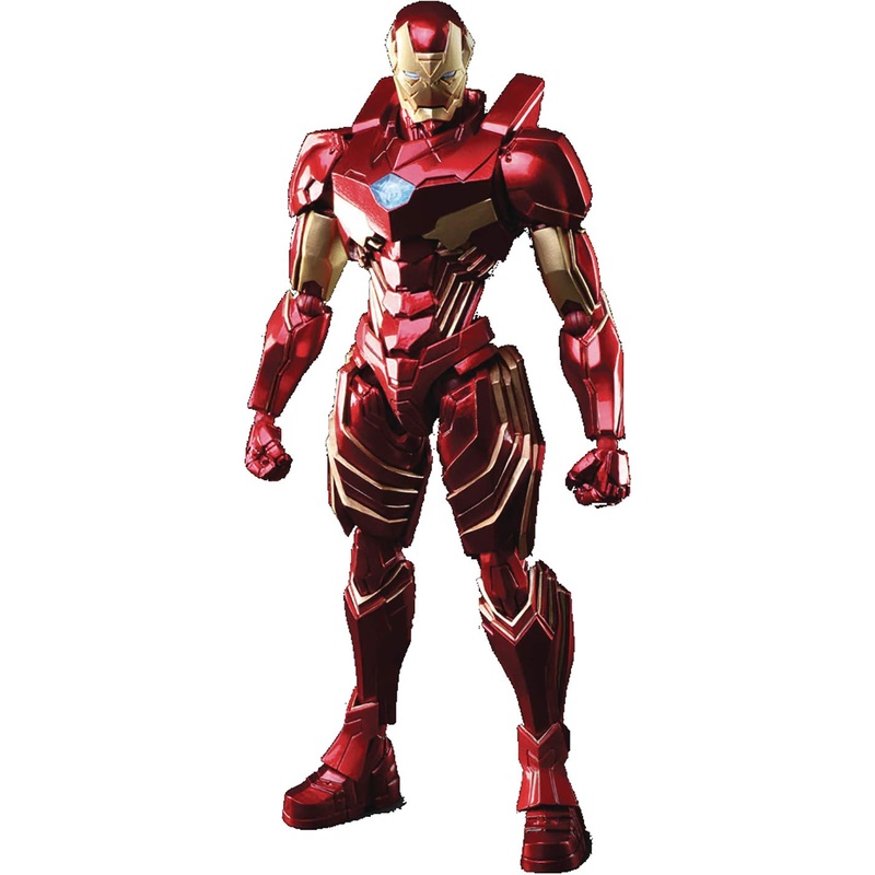 Marvel Universe Iron Man Variant Bring Arts Action Figure, Multicolor
