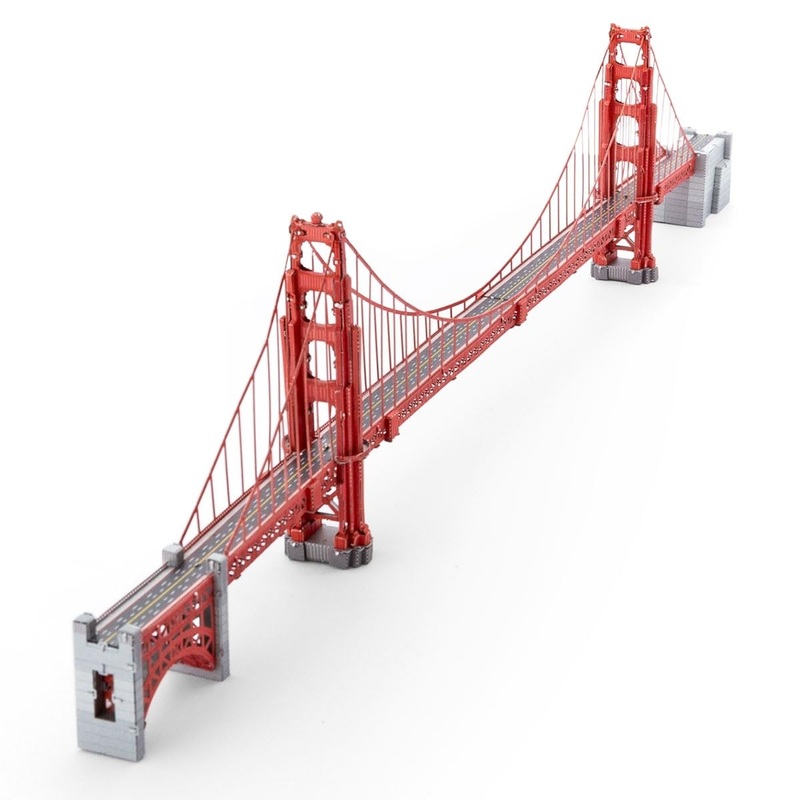 Metal Earth Premium Series Golden Gate Bridge 3D Metal Model Kit Fascinations