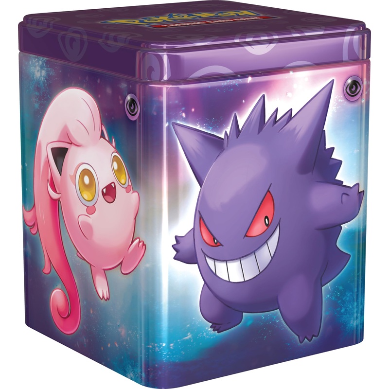 Pok  Mon Tcg: Psychic Stacking Tin (3 Booster Packs & 2 Sticker Sheets)
