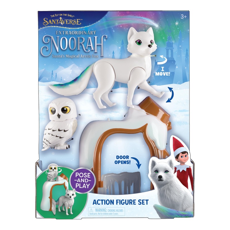 The Elf On The Shelf Extraordinary Noorah Action Figure Set- Includes Noorah Figurine, White Owl Figure And Snowy Den