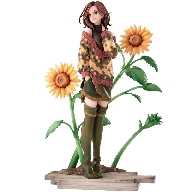 Ylqanong Anime Illustration Figure Komatsu Nana Original Painting Figure Beautiful Girl Anime Action Figurine 8.66In