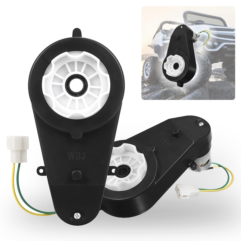 12V Kids Ride On Car Gearbox 12V 30000Rpm Motor 2Pcs Powered Wheels Electric Motor Gearbox Motorcycles High Speed Rs550 Drive En