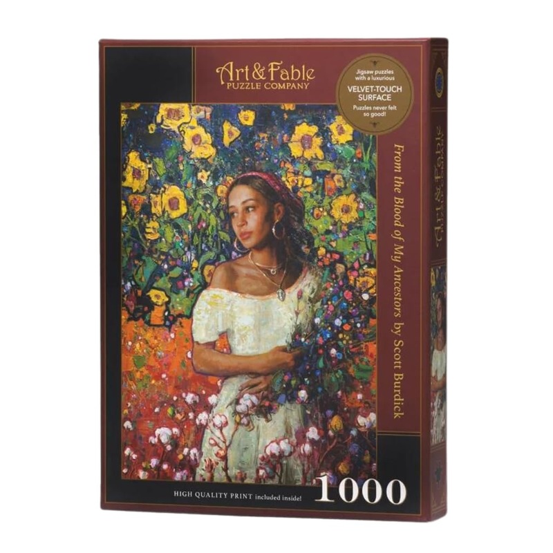 Art & Fable Puzzle Company The Blood Of My Ancestors By Scott Burdick 1000 Piece Fine Artwork Premium Adult Jigsaw Puzzle – Perf
