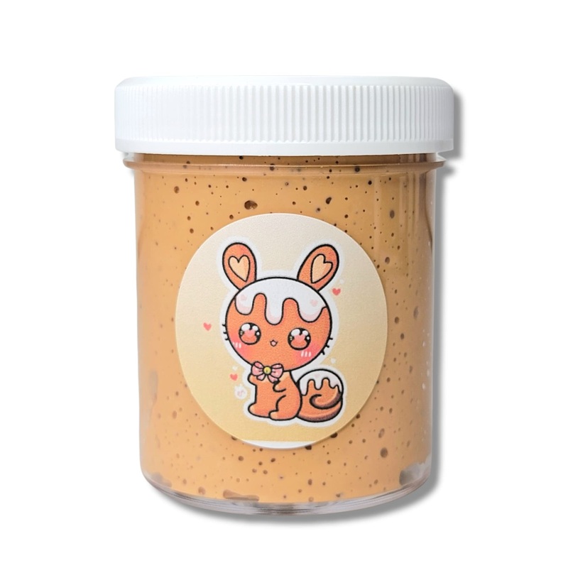 Cinnamonbun Snow Fizz Handmade Scented Crunchy Slime 4Oz – Hoshimi Slimes