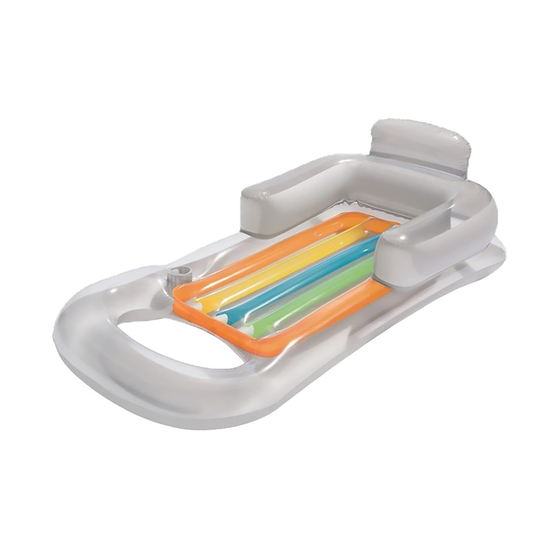 Hotseven-Lemei Premium Reclining Pool Lounge Chair,Tanning Pool Float With Cup Holder,Inflatable Pool Floats Adult With Fast Inf