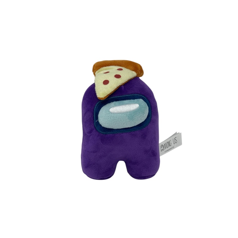 Just Toys Llc Among Us 6” Plush Assortment – Collection 1 (Purple W/Pizza Slice)