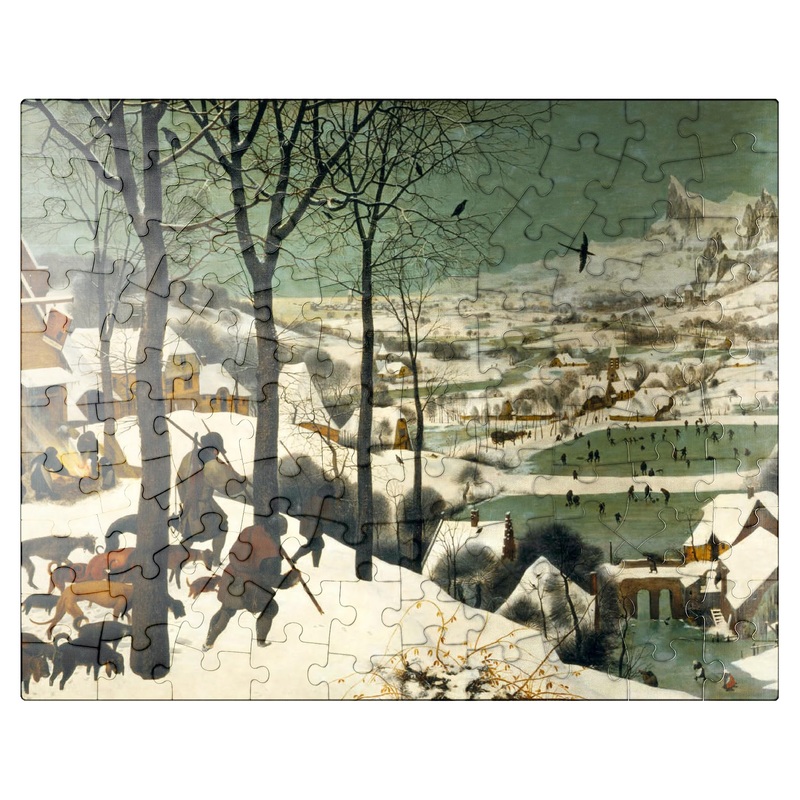 Mypuzzle Hunters In The Snow 1565 By Pieter Bruegel The Elder – Premium 100 Piece Jigsaw Puzzle For Adults