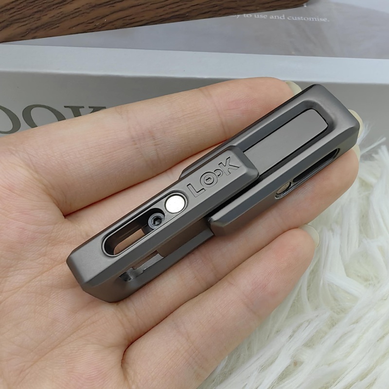 T-Conceal Edc Fidget Slider Fidget Toy Adult Stress Relief Metal Push Pull Adhd Recreational Tactile Xlock Magnetic Double Push