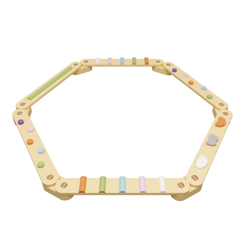 Banasuper Wooden Balance Beam For Kids Toddlers Gymnastics Beam Children Balance Board Montessori Toddler Toys Gymnastics Obstac