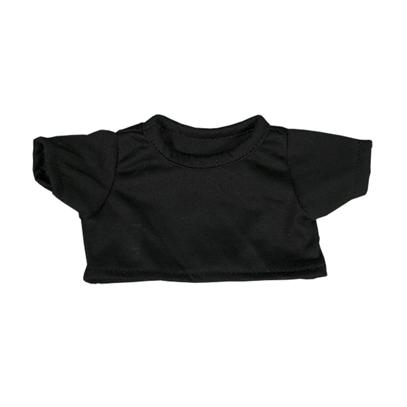 Black T-Shirt Fits Most 8”-10” Webkinz, Shining Star And 8”-10” Make Your Own Stuffed Animals And Build-A-Bear