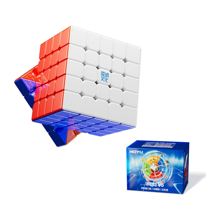 Moyu Aochuang V6 5X5 Magnetic Speed Cube, 5 By 5 Flagship Edition Cube, 96 Magnets, Anti-Stick Design Adjustable Elasticity Stic