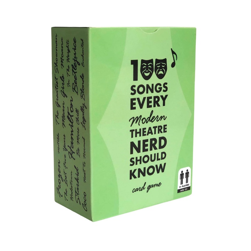 Spinningrock, 100 Songs Every Theatre Nerd Should Know – Ultimate Musical Theatre Card Game – Modern Deck