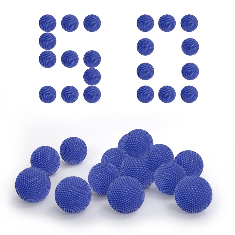 Ekind 50 Rounds Bulk Refill Ammo Bullet Balls Compatible For Nerf Rival Blaster Series (Pink)