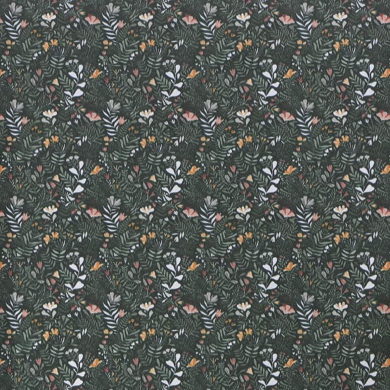 Iland Originality Dollhouse Wallpaper 39 * 15.7 Inch, Dollhouse Accessories On 1:12 Scale Or 1:6 Scale (Flower Path)