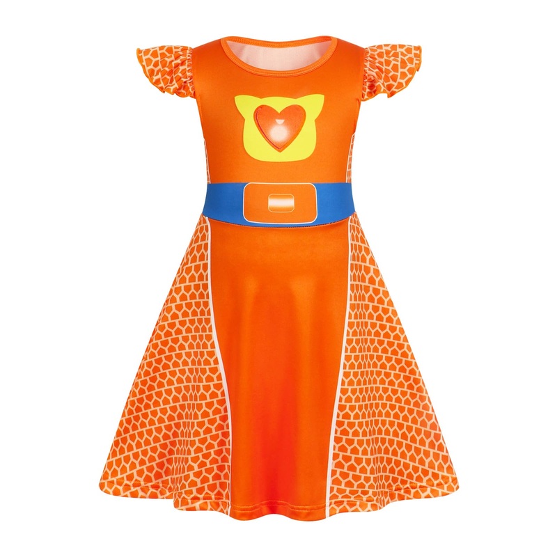 Marendyee Girls Kitties Costume Dress Christmas Gift For Kids Birthday Party Cosplay Dresses 9-10 Years