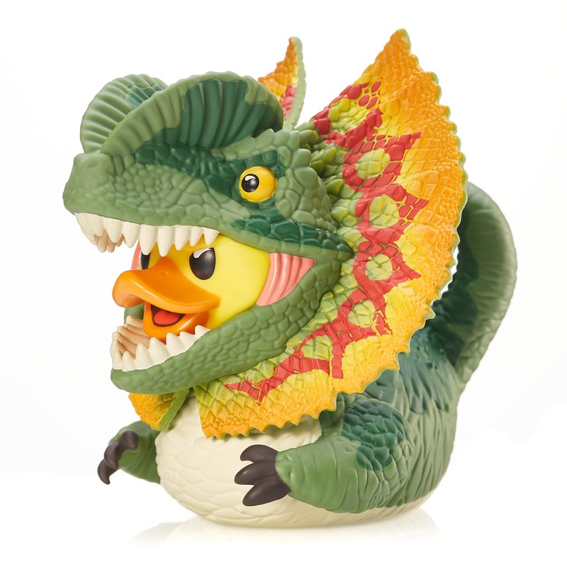 Tubbz First Edition Dilophosaurus Collectible Vinyl Rubber Duck Figure – Official Jurassic Park Merchandise – Sci-Fi Tv & Film
