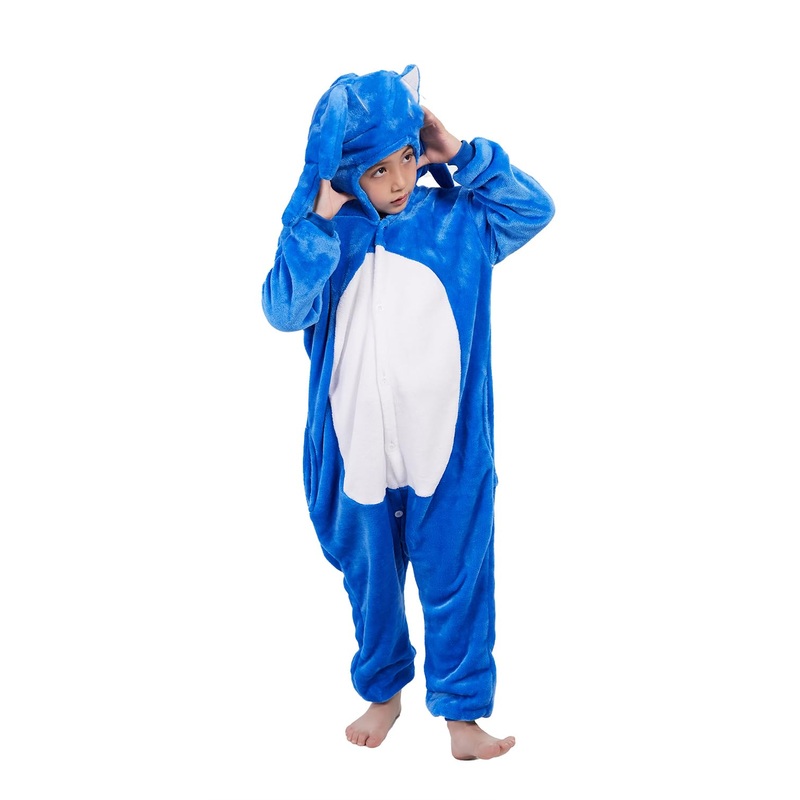 Unicorn Newoutfit Kids Onesie Animal Pajamas Costume Halloween Christmas Costume(2-4Years)