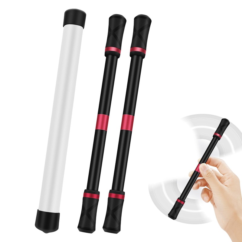 Ayxxzjd 2 Pen Spinning Spinner Gaming Mod Flying Finger Rotating Pen For Kids Adults Office Supplies With Instruction Manual (Re