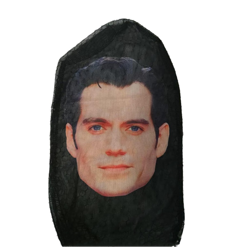 Celebrity Pdiddy Face Mesh Mask, Realistic Rapper Face Sheisty Mask Head, Full Face Funny Baraklava Hat, Cosplay Prop (Henrysupe