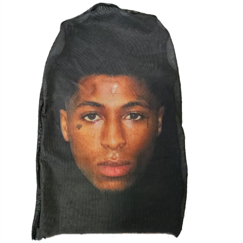 Celebrity Pdiddy Mesh Mask, Realistic Rapper Sheisty Mask Head, Full Funny Baraklava Hat, Cosplay Prop (Nbayoungboyhead)