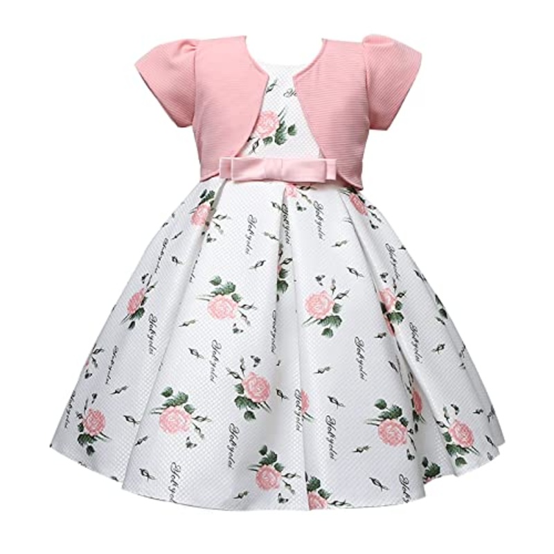 Cosplay Life Floral Dress For Girls And Young Adults Fashion Flower Waistline Kids Party Festival Dress 5-9