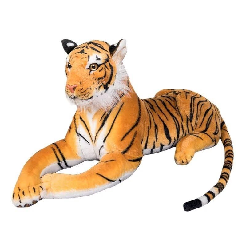 Dhxstsm Large Stuffed Tiger Plush Toy- Giant Tiger Stuffed Animal -Big Plush Toy (28Inches,Excluding Tail)